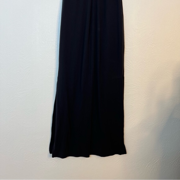 Lululemon Get Going Dress Slim Fit Nulu Fabric Black Sleeveless Maxi Size 4 - Picture 8 of 11